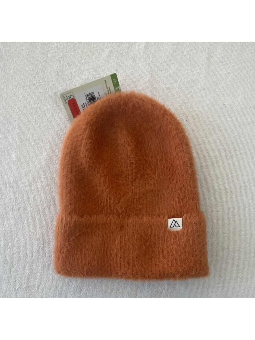 NEW beanie hat Alpine Design Orange Nylon Knit  Women's One Size hiking outdoor